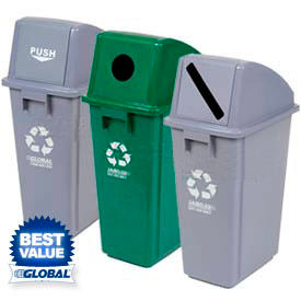 Global Industrial Plastic Waste & Recycling Containers