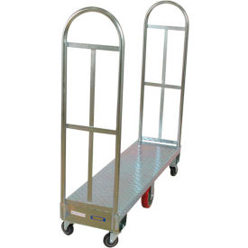 Wesco® galvanisé Steel Deck Narrow Aisle High End Platform Trucks