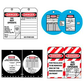 Lockout-Tagout Tags