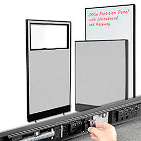 Interion® Standard Cubicle Partition Panels with Powered and Non-Powered Base
