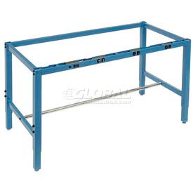 Global Industrial™ Heavy Duty Square Tubular Height Adjustable Production Bench Frames