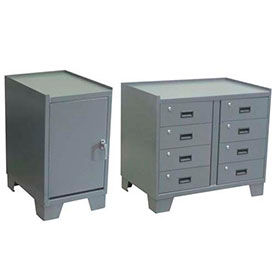 All-Welded Heavy Duty Cabinets With Work Surface And Sided Lips