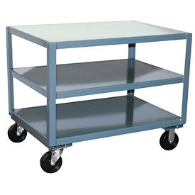 Reinforced Mobile Steel Tables