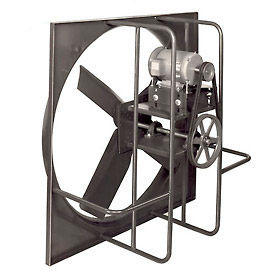 Ventilateurs industriels devoir courroie mur