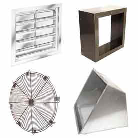 Accessoires pour ventilateurs d’évacuation mural