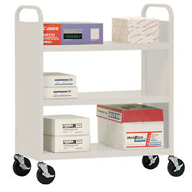 Sandusky® soudé plateau plat Mail & chariots de fichier Office