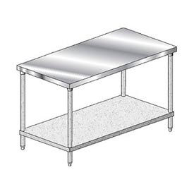 16 Gauge Stainless Steel Workbenches - Flat Top