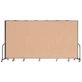Screenflex® - Vinyl Upholstered Mobile Room Dividers - 7 Ft 4 In Height