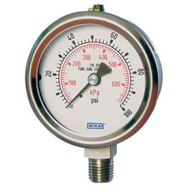 Wika® Stainless Steel Industrial Gauges With Case To Socket Connection