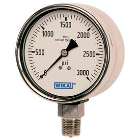 Wika® Liquid Filled Solid Front Stainless Steel Safety Process Gauges