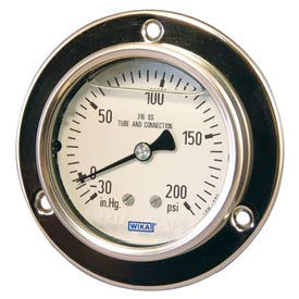 WIKA® inox panneau Builder jauges