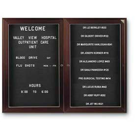Outdoor Non-Illuminated 2-3 Door Letter Boards