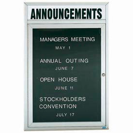 Indoor Non-Illuminated 1 Door Letter Boards