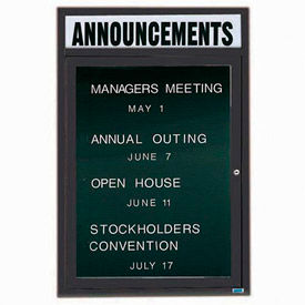 Outdoor Non-Illuminated 1 Door Letter Boards