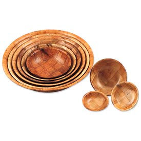 Woven Wood Bowls And Plates