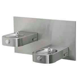 Square Basin ADA Drinking Fountains With Back Panel