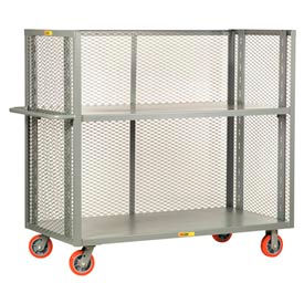 3-Sided Mesh Panel Adjustable Shelf Trucks
