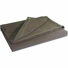 Super Heavy Duty 15 oz. Flame Resistant Canvas Tarps