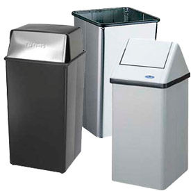 Récipients à déchets carrée