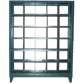 Stronghold® See Thru Metal Bin Compartment Cabinet