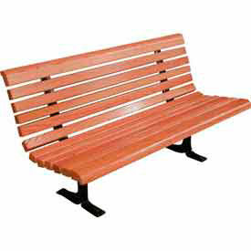 Bancs bois avec dos