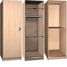 Ironwood compartiment rangement bois