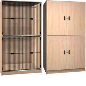 Wood Storage Cabinets Wardrobes And Combination Cabinets