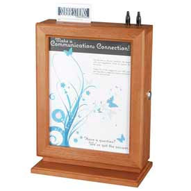 Safco® - Customizable Wood Suggestion Box