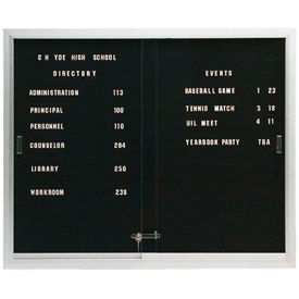 Indoor Non-Illuminated 2-3 Door Letter Boards