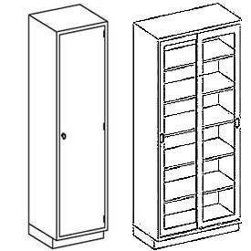 Cabinets médicaux de 5 tablettes Blickman