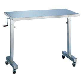 Blickman réglable en hauteur en acier inoxydable Tables portables