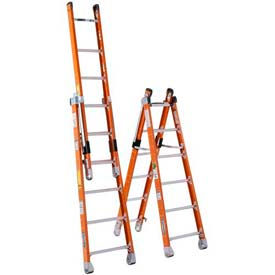 Werner® Fiberglass Combination Ladder