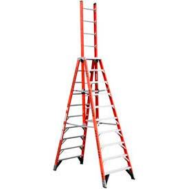 Werner® Fiberglass Extension Trestle Ladders