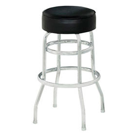 Premier accueil mobilier - sommier à lattes arrière métal & tabourets de Bar Metal Retro