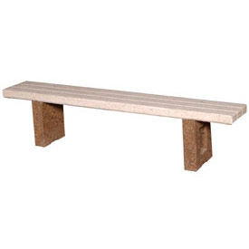 Bancs plats béton