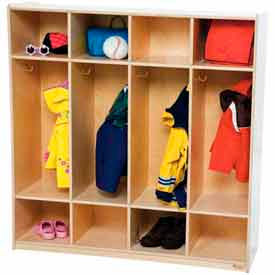 Wood Preschool Lockers