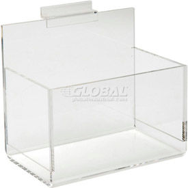 Acrylic Slatwall Shelves, Trays & Bins