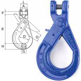 Peerless™ ACCO V10 Clevis Self-Locking Hooks - Grade 100