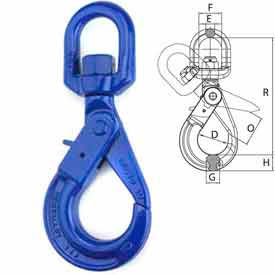 Peerless™ ACCO V10 Swivel Self-Locking Hooks - Grade 100