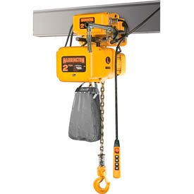 Harrington NERM Electric Chain Hoists with Motorized Trolley