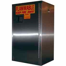 Armoires de stockage inflammables en acier inoxydable Securall®