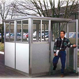 Pre-Assembled Security Guard Buildings With Integral Roofs