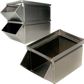 Stainless Steel Stackbin Hopper Front Container