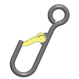 M & W Alloy Steel Latching J-Hooks
