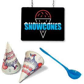 Accessoires de Snow Cone