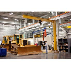 Gorbel® Mast Type Jib Cranes - Full Cantilever 4000 lb. to 10,000 lb. Capacity