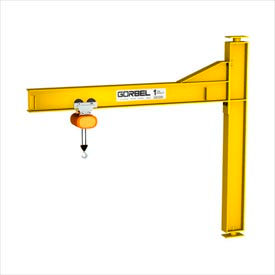 Gorbel® Mast Type Jib Cranes - Drop Cantilever 500 lb. to 1000 lb. Capacity