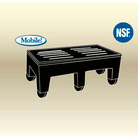MasonWays™ PolyMight Dunnage grilles avec roulettes