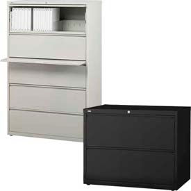 File Cabinets Lateral Hirsh Industries Hl10000 Series Lateral Files Globalindustrial Com