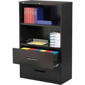 Hirsh Industries® - Lateral File/Bookcase Combo Unit